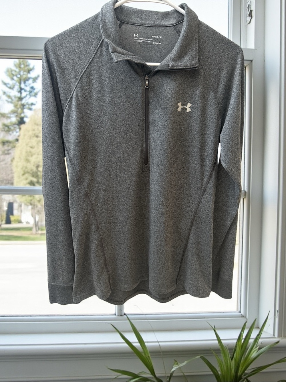 Under Armour Gray Quarter-Zip Performance Pullover